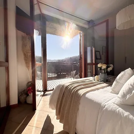 Elegant Penthouse La Balconata - Wellness Retreat & Castle View Tabiano Terme