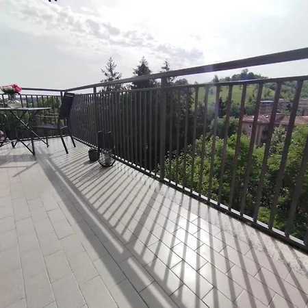 Elegant Penthouse La Balconata - Wellness Retreat & Castle View Apartman Tabiano Terme