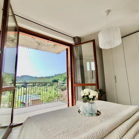 شقة Elegant Penthouse La Balconata - Wellness Retreat & Castle View Tabiano Terme